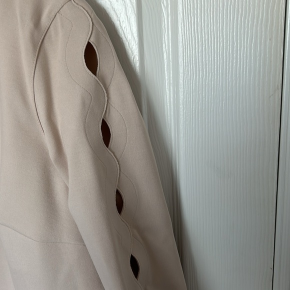 Two-piece blush top and skirt - Picture 3 of 9